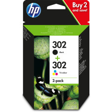 HP 302 2-pack Black/Tri-colour Original Ink Cartridges ink cartridge