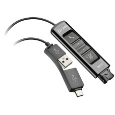 POLY DA85 USB to QD Black Adapter TAA