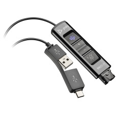 POLY DA85-M USB to QD Black Adapter TAA