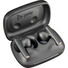 POLY Voyager Free 60 UC Carbon Black Earbuds +BT700 USB-A Adapter +Basic Charge Case