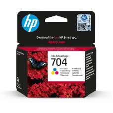 HP 704 Tri-color Original Ink Advantage Cartridge ink cartridge