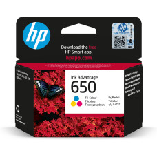 HP 650 Tri-color Original Ink Advantage Cartridge ink cartridge