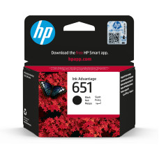 HP 651 Black Original Ink Advantage Cartridge ink cartridge